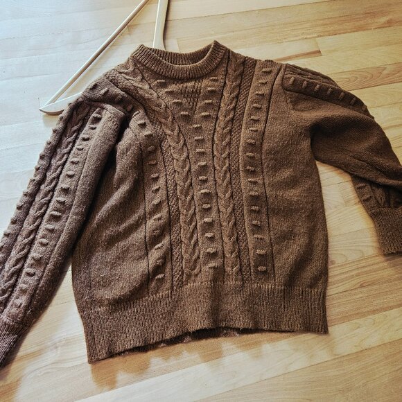3/$15 medium brown sweater - Picture 4 of 5